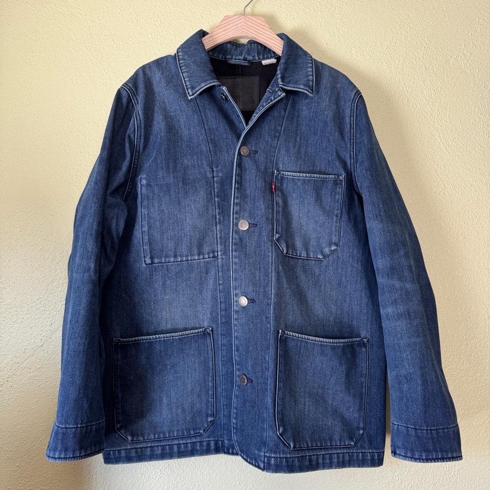 Levi’s Engineers Coat in Fleece-Lined Denim